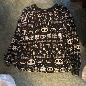 Disney a night before christmas pajama top